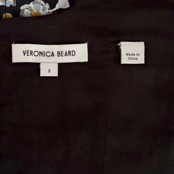 Veronica Beard Midi Floral Sleeveless Jolie Dress - Picture 6 of 7